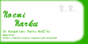 noemi marku business card